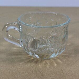 💕 3/$25 💕 Set of 5 MCM Vintage Jeanette Glass Punch Cups Fruit Motif